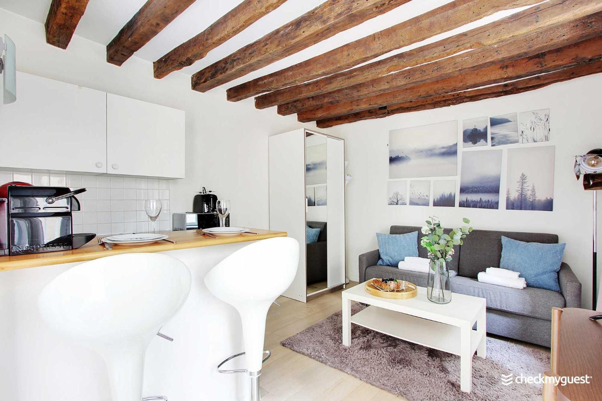 Cozy Studio 2P - Rue Mouffetard París Exterior foto