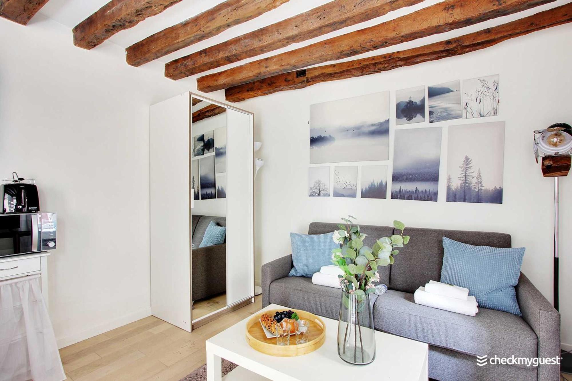 Cozy Studio 2P - Rue Mouffetard París Exterior foto